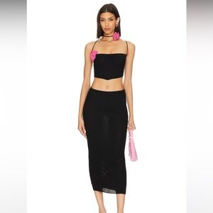 Superdown Sadie Skirt Set in Black - Size Small